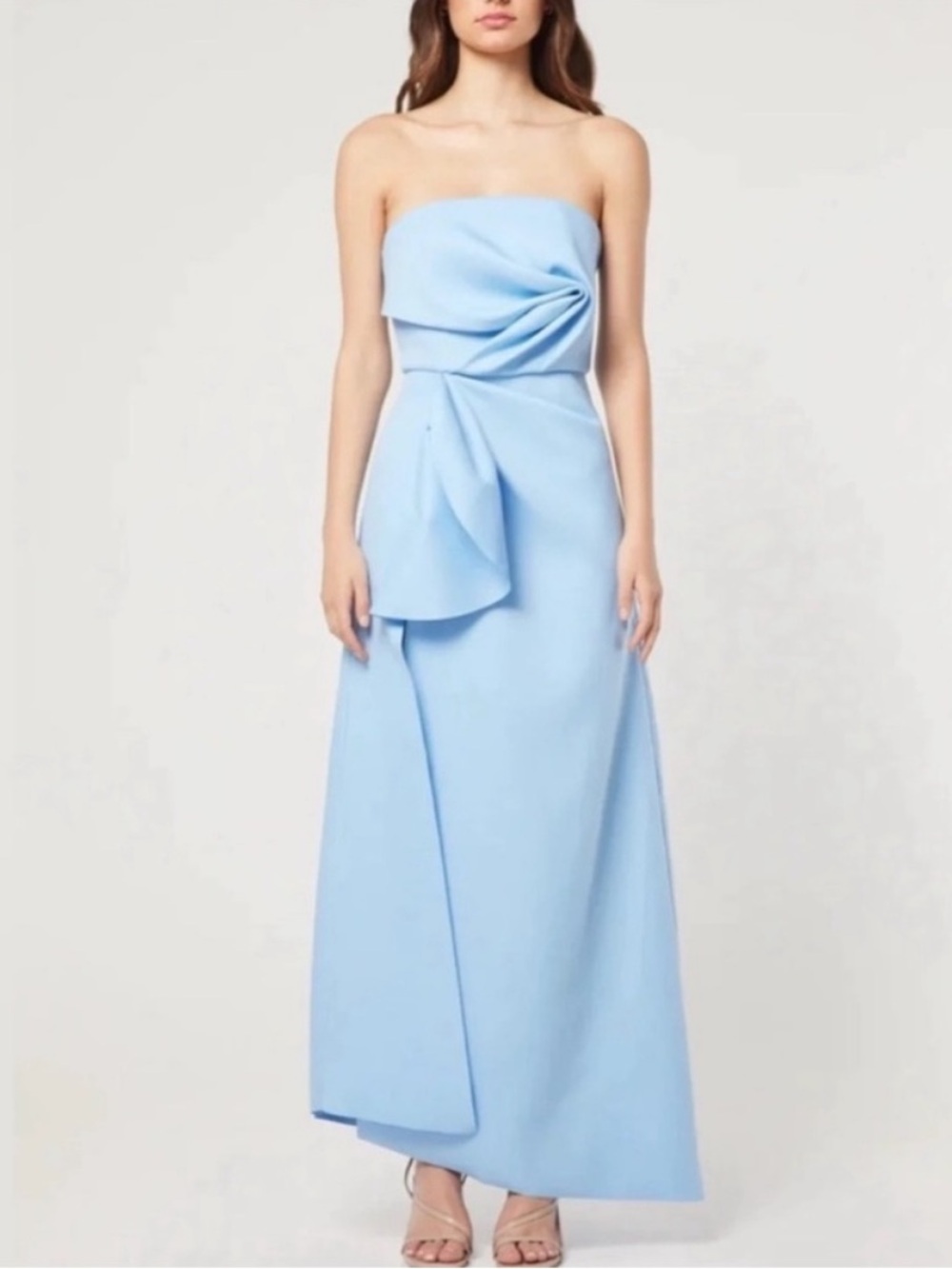 Elliatt Elegant Strapless Blue Dress